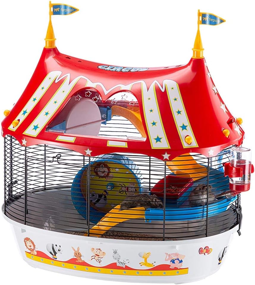 gaiola para hamster ferplast circo